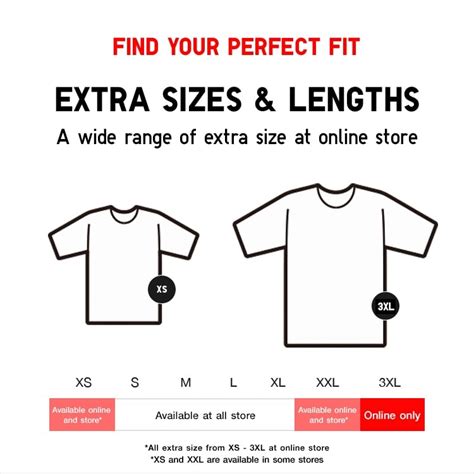 uniqlo oversized t shirt size chart